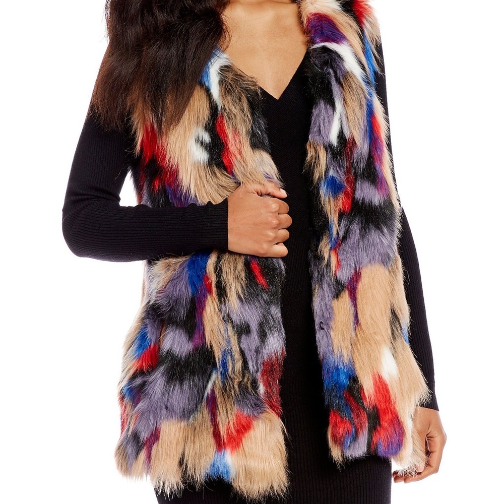 Michaelafaux fur vest - Gianni Bini